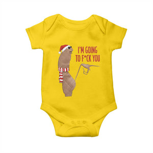 Marcus The Worm Christmas Meme Baby Onesie I Am Going To Fck You TS14 Daisy Print Your Wear