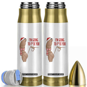 Marcus The Worm Christmas Meme Bullet Tumbler I Am Going To Fck You TS14 White Print Your Wear