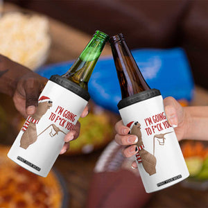 Marcus The Worm Christmas Meme 4 in 1 Can Cooler Tumbler I Am Going To Fck You - Print Your Wear