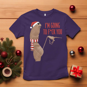 Marcus The Worm Christmas Meme T Shirt I Am Going To Fck You TS14 Purple Print Your Wear