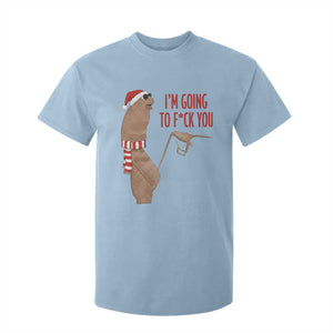 Marcus The Worm Christmas Meme T Shirt For Kid I Am Going To Fck You TS14 Light Blue Print Your Wear