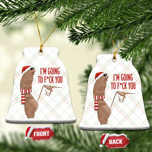 Marcus The Worm Christmas Meme Ceramic Ornament I Am Going To Fck You TS14 Print Your Wear