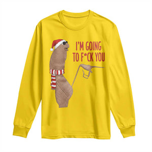 Marcus The Worm Christmas Meme Long Sleeve Shirt I Am Going To Fck You TS14 Daisy Print Your Wear