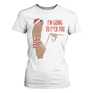 Marcus The Worm Christmas Meme T Shirt For Women I Am Going To Fck You TS14 White Print Your Wear