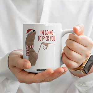 Marcus The Worm Christmas Meme Coffee Mug I Am Going To Fck You - Print Your Wear