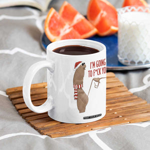 Marcus The Worm Christmas Meme Coffee Mug I Am Going To Fck You - Print Your Wear