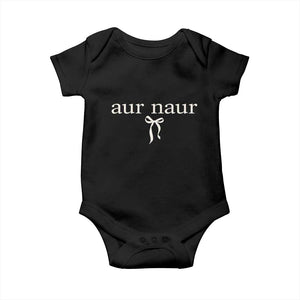 Aur Naur Baby Onesie Funny Sarcastic Oh No Australian Accent TS14 Black Print Your Wear