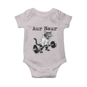 Aur Naur Raccoon Meme Baby Onesie Funny Sarcastic Oh No Australian Accent TS14 Ice Gray Print Your Wear