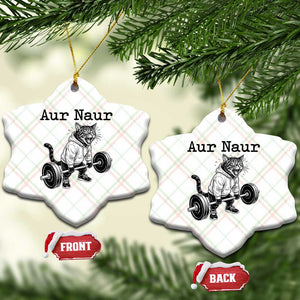 Aur Naur Raccoon Meme Ceramic Ornament Funny Sarcastic Oh No Australian Accent TS14 Print Your Wear