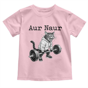 Aur Naur Raccoon Meme Toddler T Shirt Funny Sarcastic Oh No Australian Accent TS14 Light Pink Print Your Wear