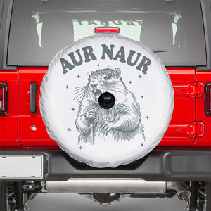 Aur Naur Groundhog Meme Spare Tire Cover Funny Sarcastic Oh No Australian Accent TS14 White Print Your Wear