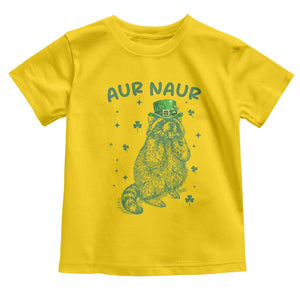 Aur Naur Raccoon St Patricks Day Toddler T Shirt Funny Sarcastic Oh No Australian Accent TS14 Daisy Print Your Wear