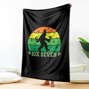Aur Naur Bigfoot Meme Throw Blanket Funny Sasquatch Sarcastic Oh No Australian Accent TS14 Print Your Wear