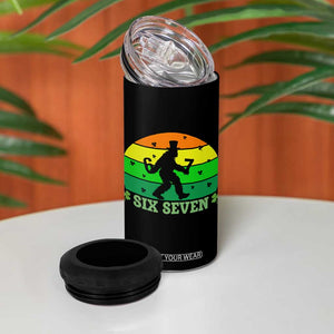 Aur Naur Bigfoot Meme 4 in 1 Can Cooler Tumbler Funny Sasquatch Sarcastic Oh No Australian Accent TS14 Print Your Wear