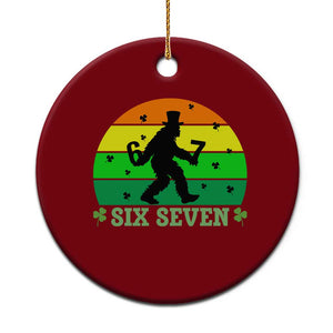 Aur Naur Bigfoot Meme Ceramic Ornament Funny Sasquatch Sarcastic Oh No Australian Accent TS14 1pc Red Print Your Wear