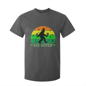 Aur Naur Bigfoot Meme T Shirt For Kid Funny Sasquatch Sarcastic Oh No Australian Accent TS14 Dark Heather Print Your Wear