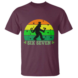 Aur Naur Bigfoot Meme T Shirt Funny Sasquatch Sarcastic Oh No Australian Accent TS14 Maroon Print Your Wear