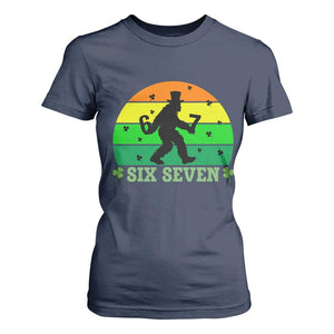 Aur Naur Bigfoot Meme T Shirt For Women Funny Sasquatch Sarcastic Oh No Australian Accent TS14 Navy Print Your Wear