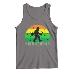 Aur Naur Bigfoot Meme Tank Top Funny Sasquatch Sarcastic Oh No Australian Accent TS14 Deep Heather Print Your Wear