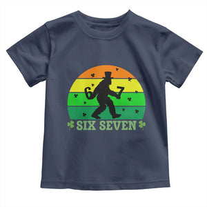 Aur Naur Bigfoot Meme Toddler T Shirt Funny Sasquatch Sarcastic Oh No Australian Accent TS14 Navy Print Your Wear