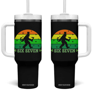 Aur Naur Bigfoot Meme Tumbler With Handle Funny Sasquatch Sarcastic Oh No Australian Accent TS14 One Size: 40 oz Black Print Your Wear
