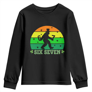 Aur Naur Bigfoot Meme Youth Sweatshirt Funny Sasquatch Sarcastic Oh No Australian Accent TS14 Black Print Your Wear