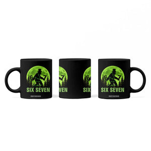 Funny Bigfoot St Patricks Day Coffee Mug Sasquatch Hiding Moon Forest Meme TS14 Print Your Wear