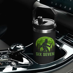 Funny Bigfoot St Patricks Day Flip Straw Tumbler Sasquatch Hiding Moon Forest Meme TS14 Print Your Wear