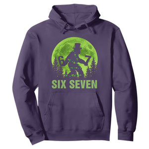 Funny Bigfoot St Patricks Day Hoodie Sasquatch Hiding Moon Forest Meme TS14 Purple Print Your Wear