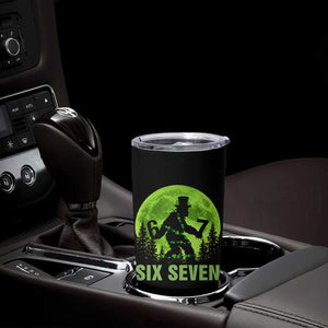 Funny Bigfoot St Patricks Day Tumbler Cup Sasquatch Hiding Moon Forest Meme TS14 Print Your Wear