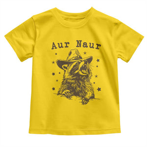 AUR Naur Cowboy Raccoon Toddler T Shirt Funny Sarcastic Oh No Australian Accent TS14 Daisy Print Your Wear