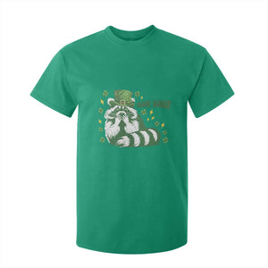 AUR Naur Raccoon St Patricks Day Meme T Shirt For Kid Funny Sarcastic Oh No Australian Accent TS14 Irish Green Print Your Wear