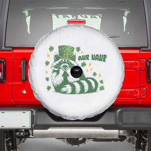 AUR Naur Raccoon St Patricks Day Meme Spare Tire Cover Funny Sarcastic Oh No Australian Accent TS14 White Print Your Wear
