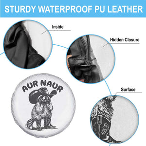 AUR Naur Cowboy Raccoon Meme Spare Tire Cover Funny Sarcastic Oh No Australian Accent TS14 Print Your Wear