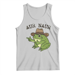 AUR Naur Cowboy Frog Meme Tank Top Funny Sarcastic Oh No Australian Accent TS14 Ash Print Your Wear