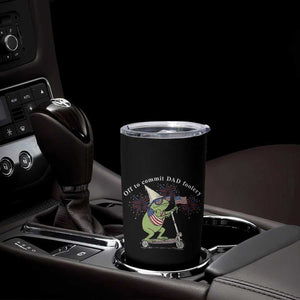 New Dad Frog 4th of July Tumbler Cup Off to Commit Dad Foolery TS14 Print Your Wear