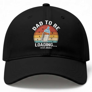 Dad to Be 2026 Baseball Cap Funny Pregnancy Announcement Gift