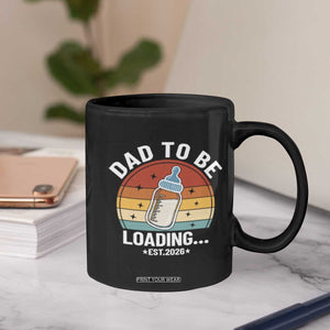 Dad to Be 2026 Coffee Mug Funny Pregnancy Announcement Gift TS14 Print Your Wear