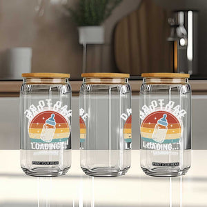 Dad to Be 2026 Glass Can Funny Pregnancy Announcement Gift