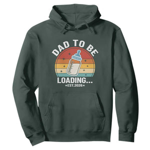 Dad to Be 2026 Hoodie Funny Pregnancy Announcement Gift TS14 Dark Forest Green Print Your Wear