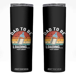 Dad to Be 2026 Skinny Tumbler Funny Pregnancy Announcement Gift