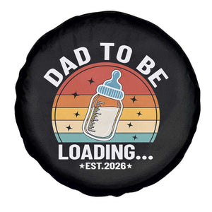 Dad to Be 2026 Spare Tire Cover Funny Pregnancy Announcement Gift TS14 Print Your Wear