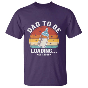 Dad to Be 2026 T Shirt Funny Pregnancy Announcement Gift TS14 Purple Print Your Wear