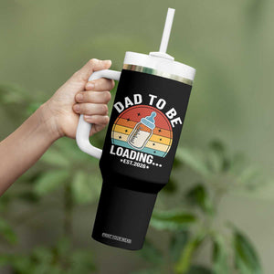 Dad to Be 2026 Tumbler With Handle Funny Pregnancy Announcement Gift TS14 Print Your Wear