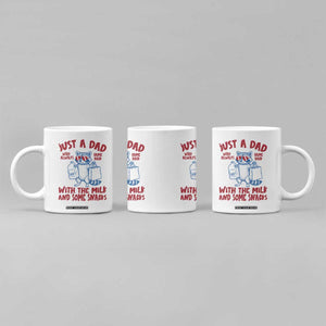 Just Dad Who Always Came Back With The Milk Coffee Mug Funny Raccoon Dad TS14 Print Your Wear