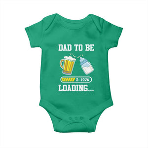 Dad to Be 2026 Baby Onesie Funny Pregnancy Reveal TS14 Irish Green Print Your Wear