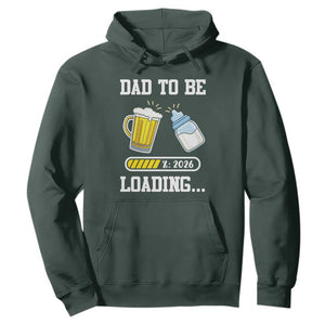 Dad to Be 2026 Hoodie Funny Pregnancy Reveal TS14 Dark Forest Green Print Your Wear