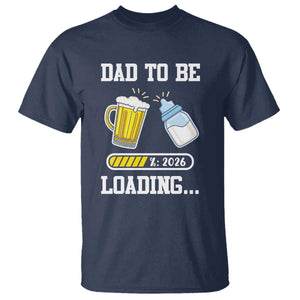 Dad to Be 2026 T Shirt Funny Pregnancy Reveal TS14 Navy Print Your Wear