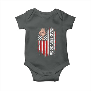 New Dad 2026 Baby Onesie Patriotic US American Flag Gifts Fathers Day