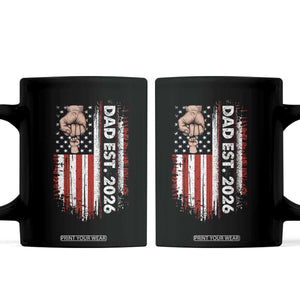 New Dad 2026 Coffee Mug Patriotic US American Flag Gifts Fathers Day